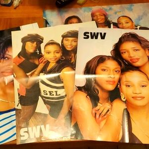 Vintage 90s SWV Poster Lot *Misprint*